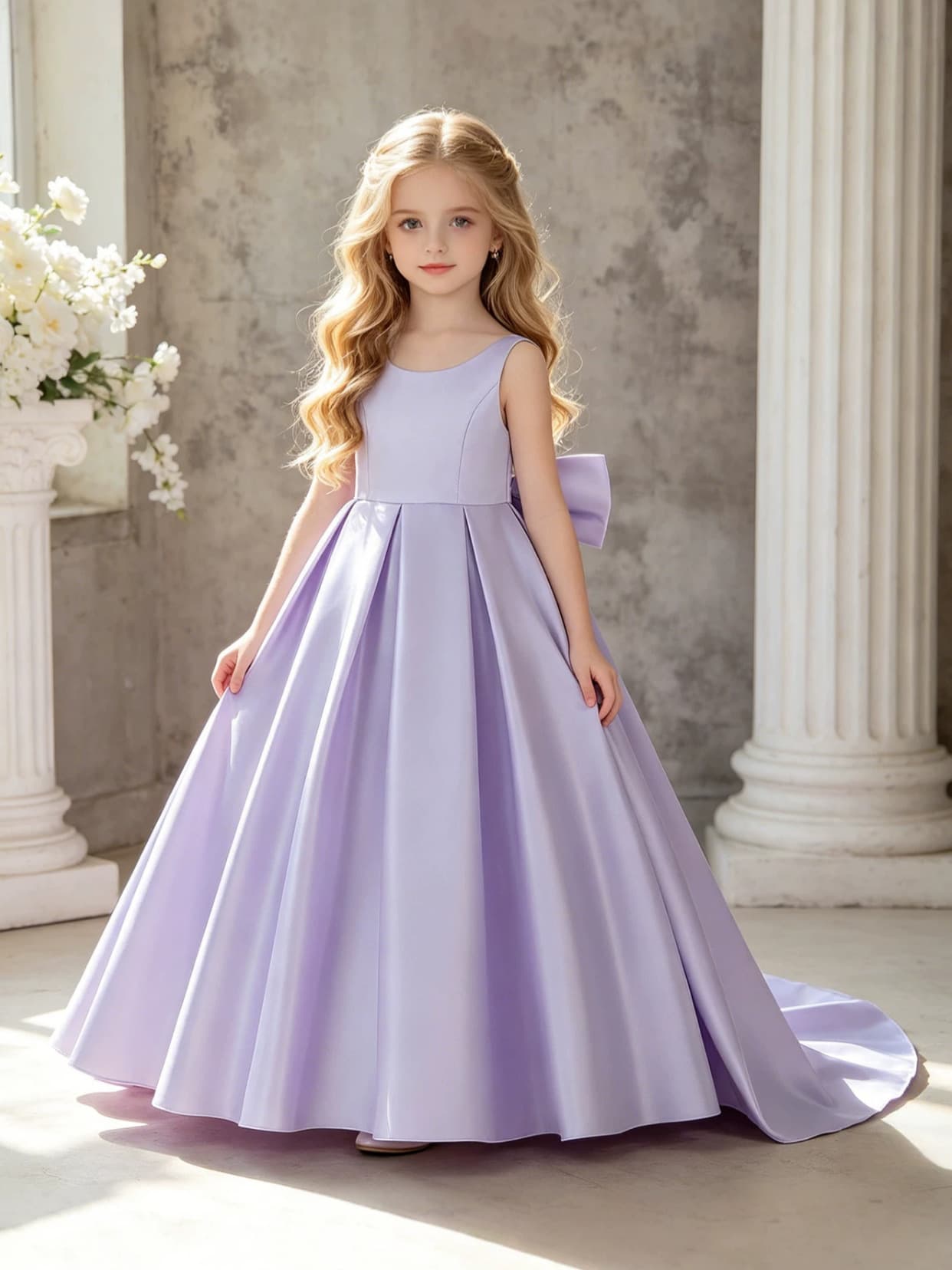 Amazon Floor-Length Dress for Violin and Piano Performances, Birthday Banquet Evening Gown, Piano Performance Dress