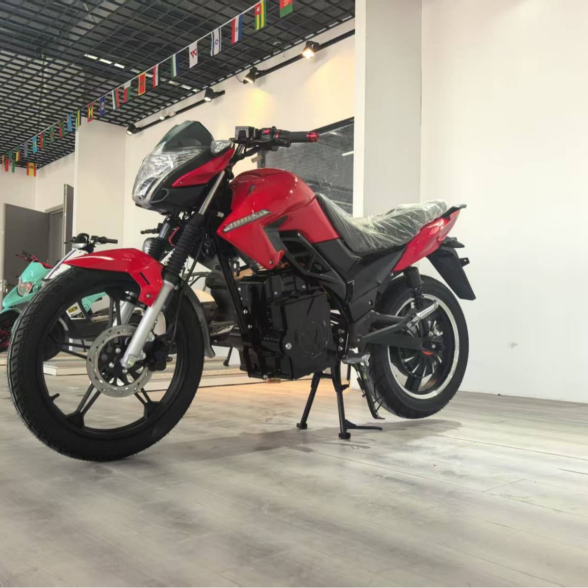 Xiaofeixia Electric Motorcycle 72V 96V High-Speed Dual Battery Long Range Heavy-Duty Two-Wheeler for Export