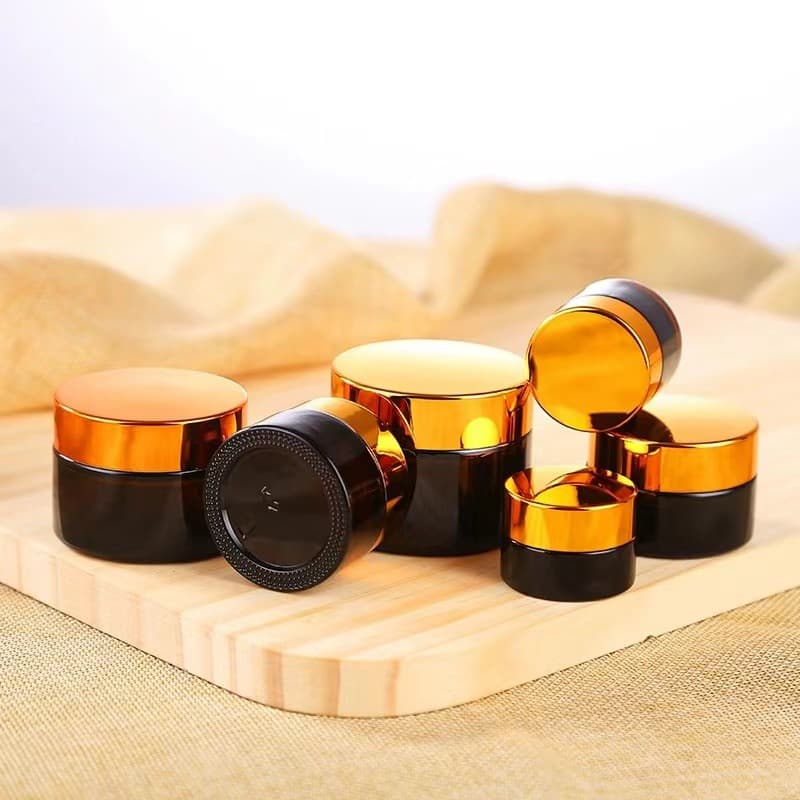 30ml cream bottle refilling bottle glass cosmetic bottle empty bottle cream bottle skin care product refilling bottle set travel