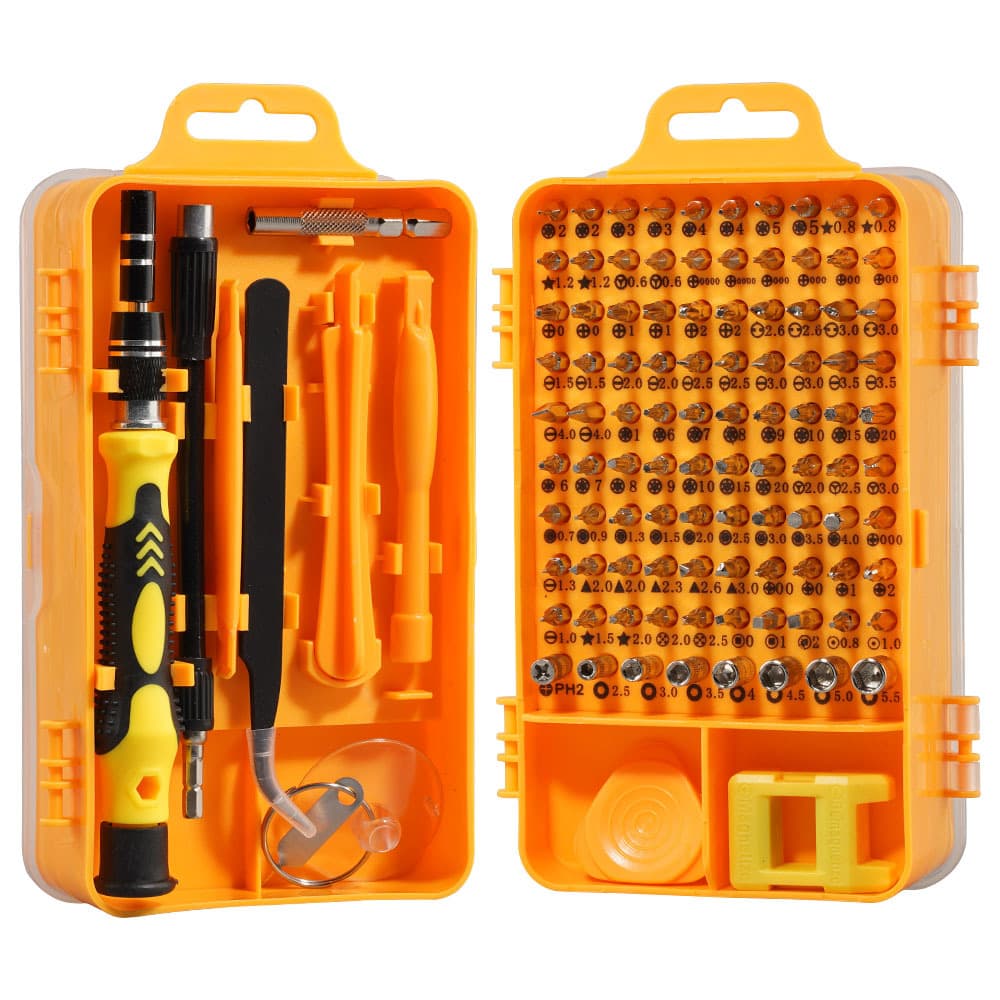 115-in-1 Value Pack Wholesale Phone Watch Repair Tool Kit Chrome Vanadium Steel 115-in-1 Screwdriver Set