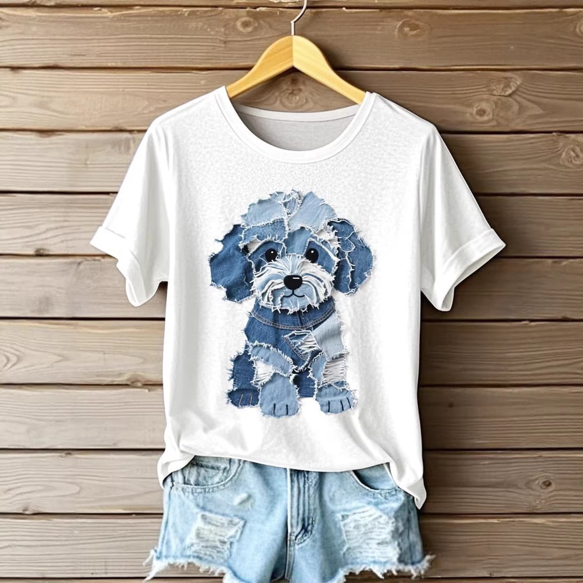Bear 2026 New Cross-border Amazon Europe and America Round Neck T-Shirt 3D Print Loose Casual Short Sleeve Top Women's Clothing
