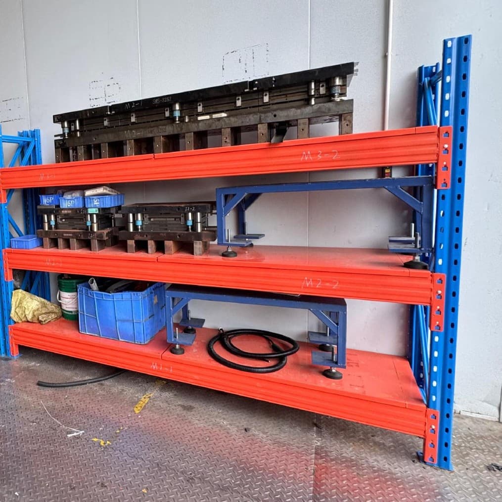 Custom heavy-duty thickened mold racks, removable beam-style shelves, load capacity 3 tons/layer, custom heavy-duty racks.