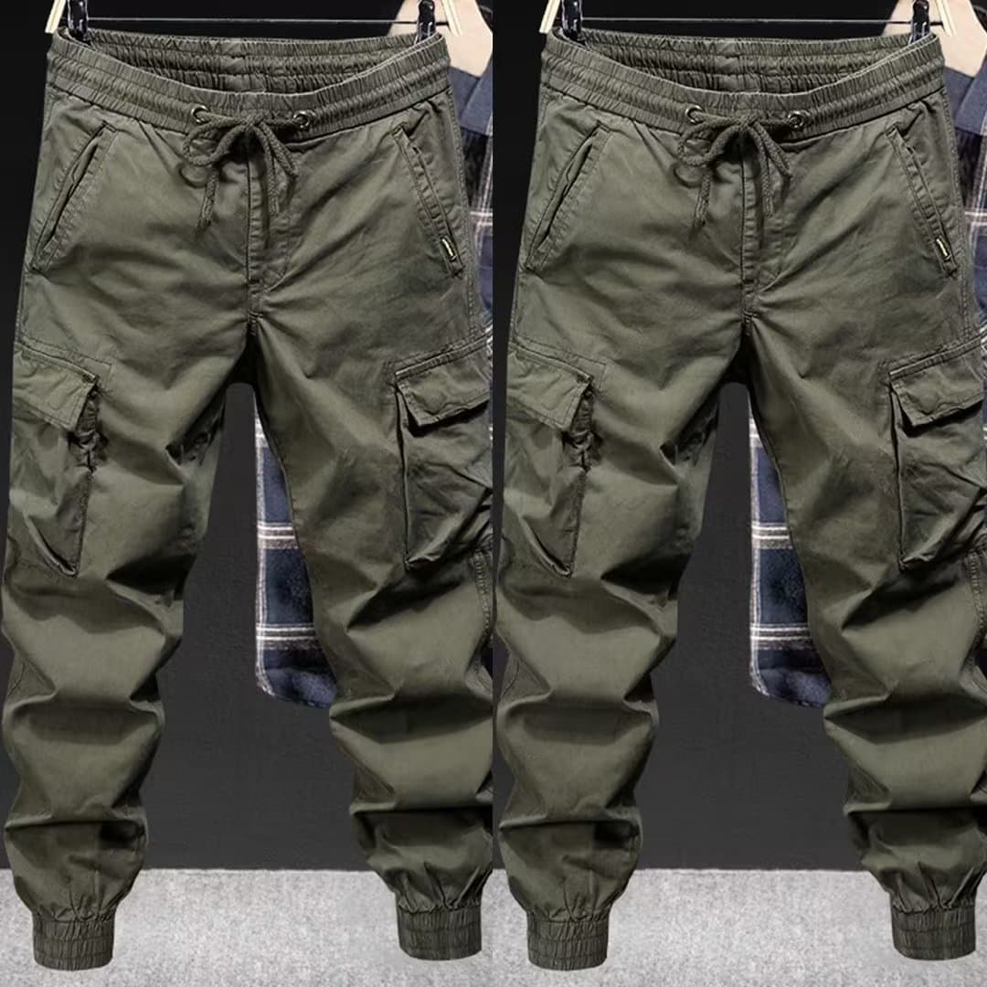 2025 Men's Summer Work Pants Thin Ice Silk Loose Plus Size Workwear Long Trousers Durable Safety Pants for Construction
