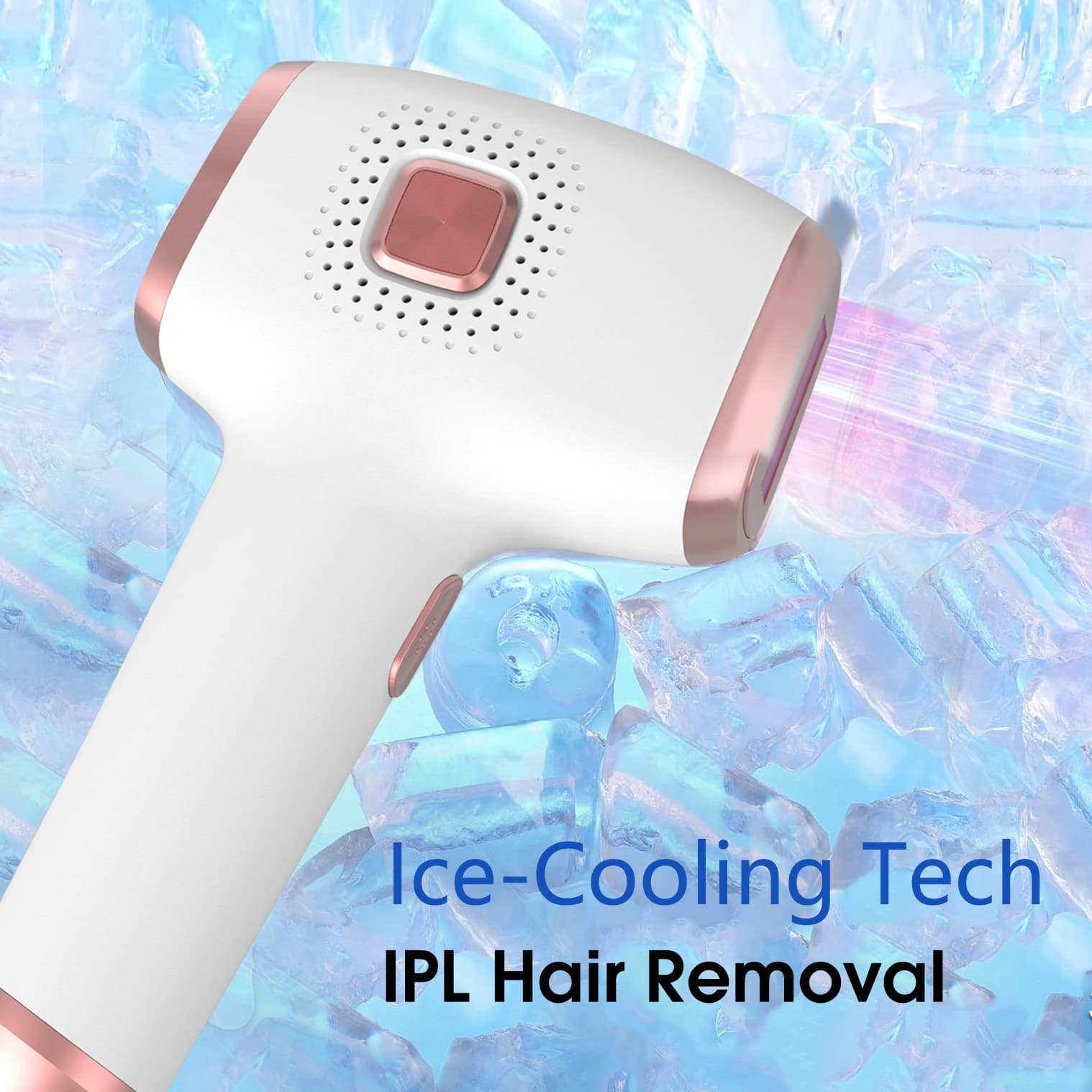 IPL Ice Cooling Laser Hair Removal Handset - Permanent