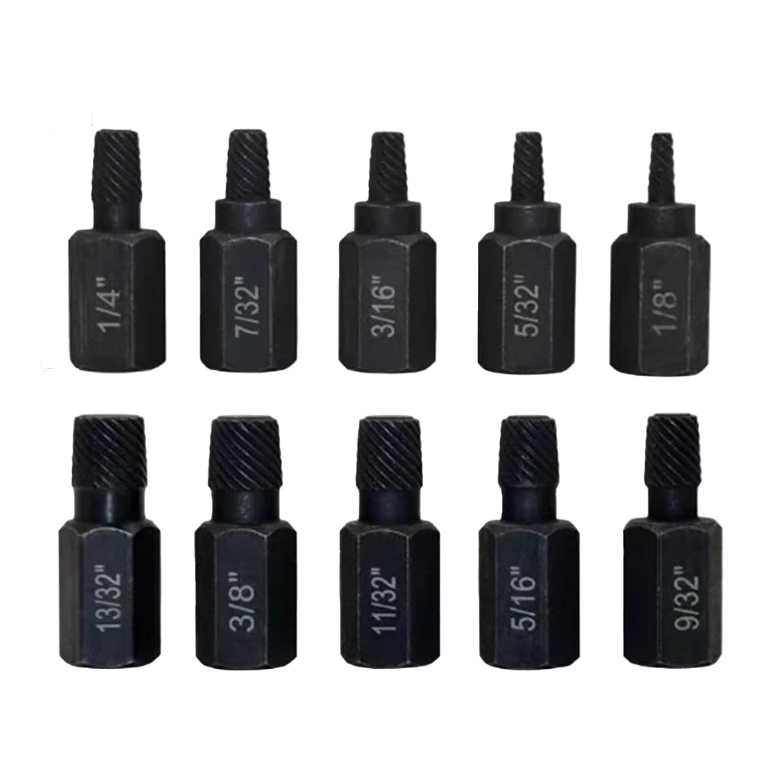 14pc nut extractor damaged and incomplete nut extractor hexagonal nut removal sleeve tool set