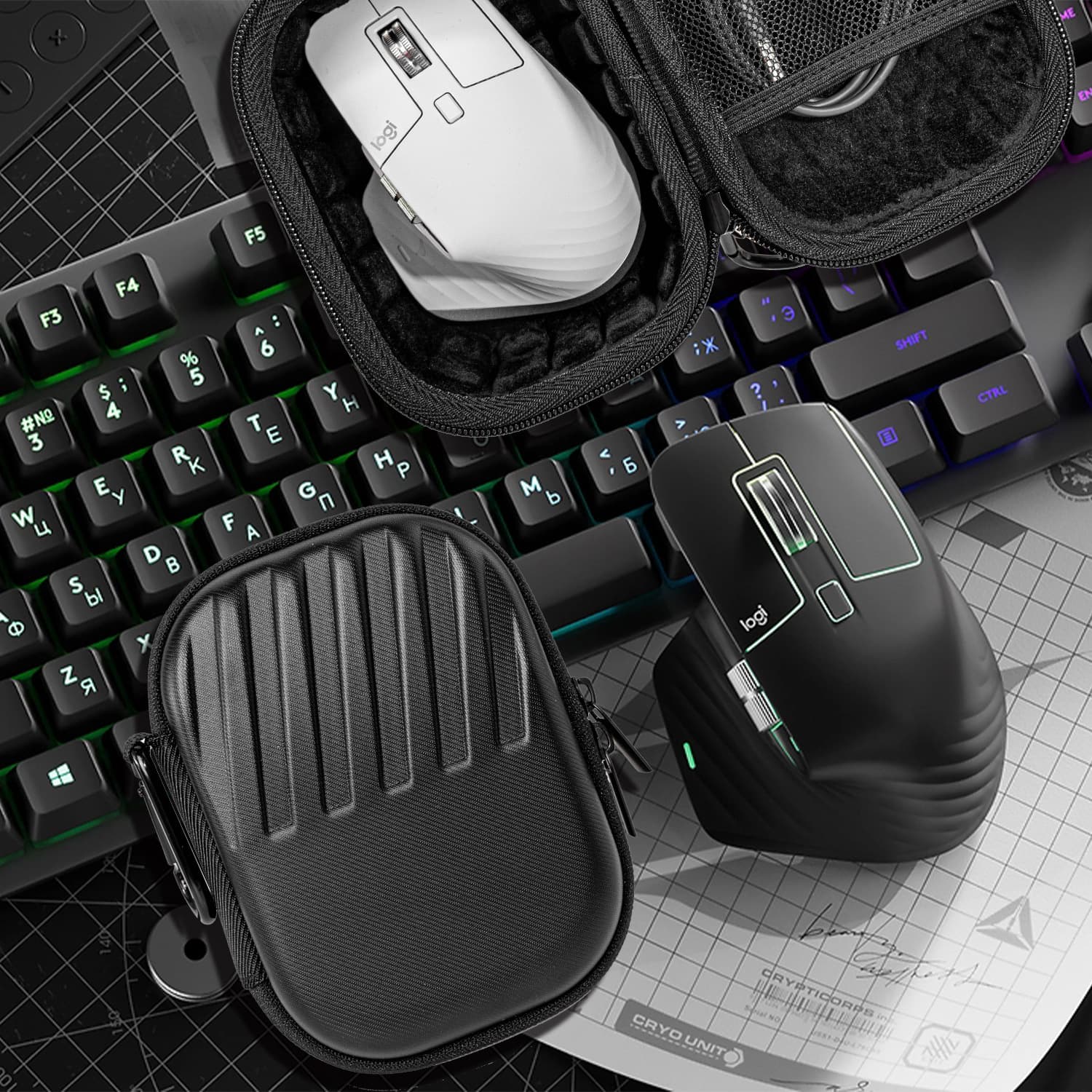 Suitable for Logitech MXMaster3s/4MX MASTER4 Razer Viper V3Pro wireless mouse carrying case