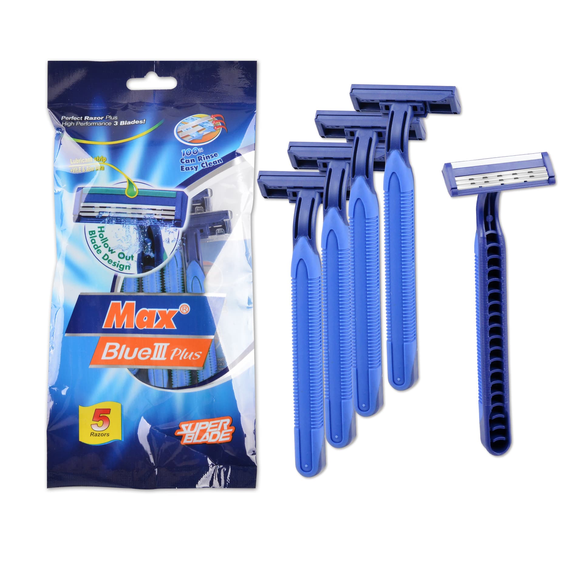 Custom hotel men's set disposable manual razor with German imported blades, portable for bathroom travel