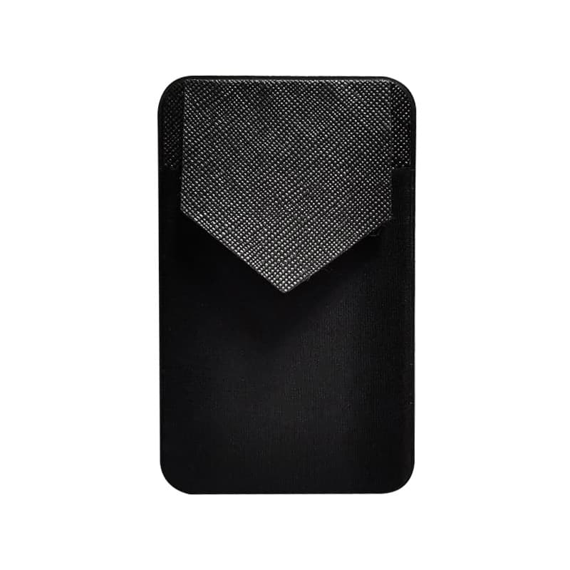 Lazy Bus Card Holder Lycra Phone Back Sticker Card Case Creative Triangular Cover Lycra Card Sleeve