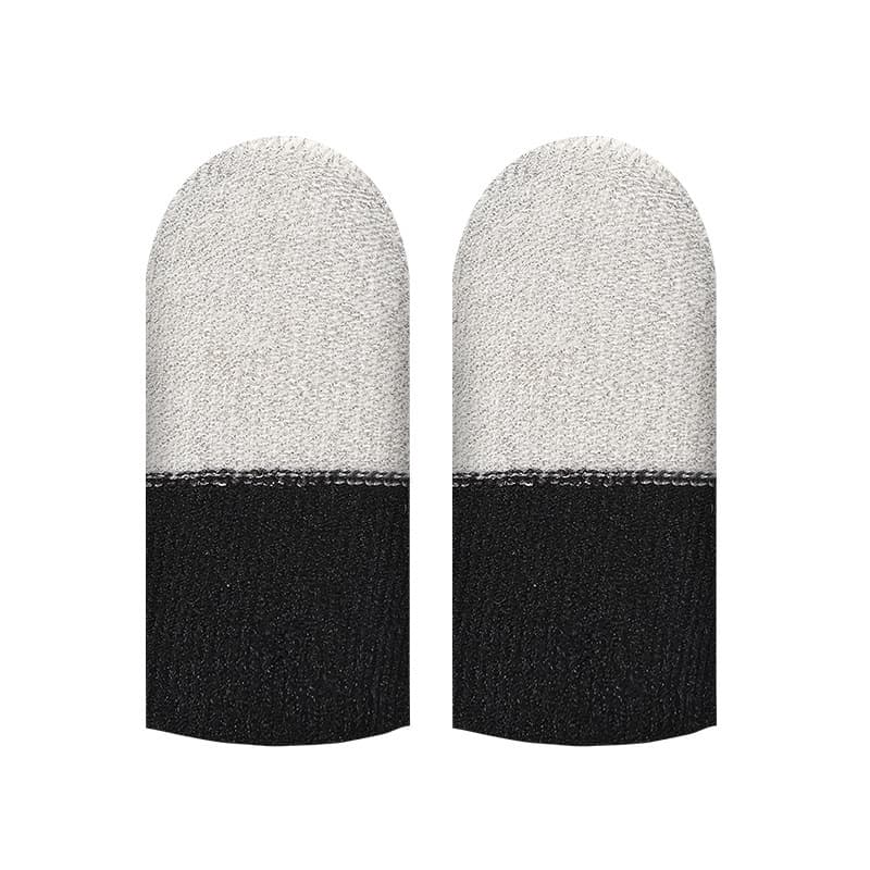 Factory Wholesale Gaming Finger Sleeves, Viral Same Style Silver Fiber PUBG Mobile Gaming Thumb Sleeves, Breathable, Sensitive, Snug Fit, Anti-Sweat