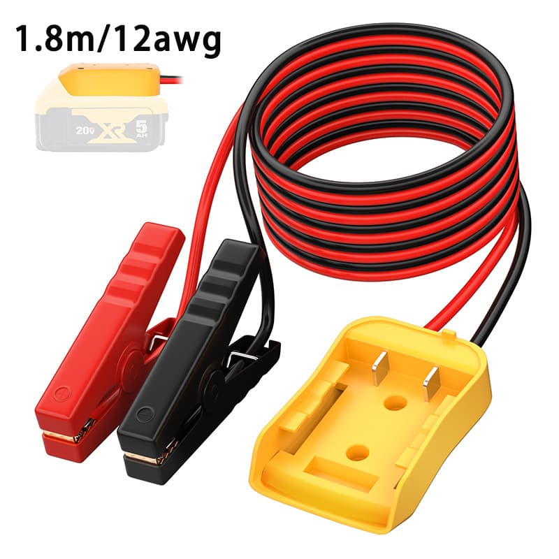 Compatible Dewalt Portable Jump Start Cable Car Auxiliary Starter Car Jump Start Adapter