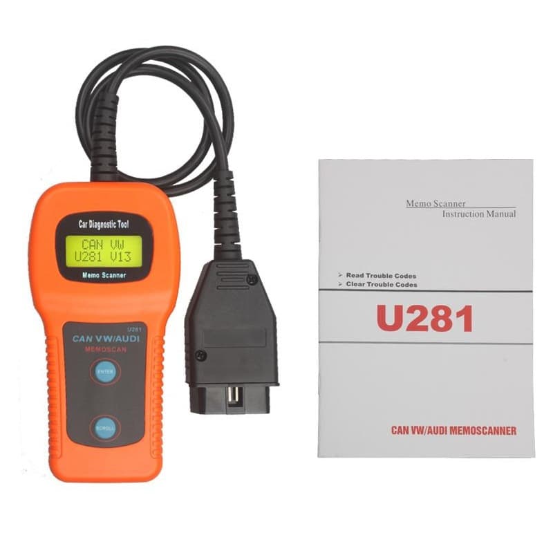 In Stock U281 CAN VW AUDI Memo Scanner For Volkswagen Audi Automotive Tester