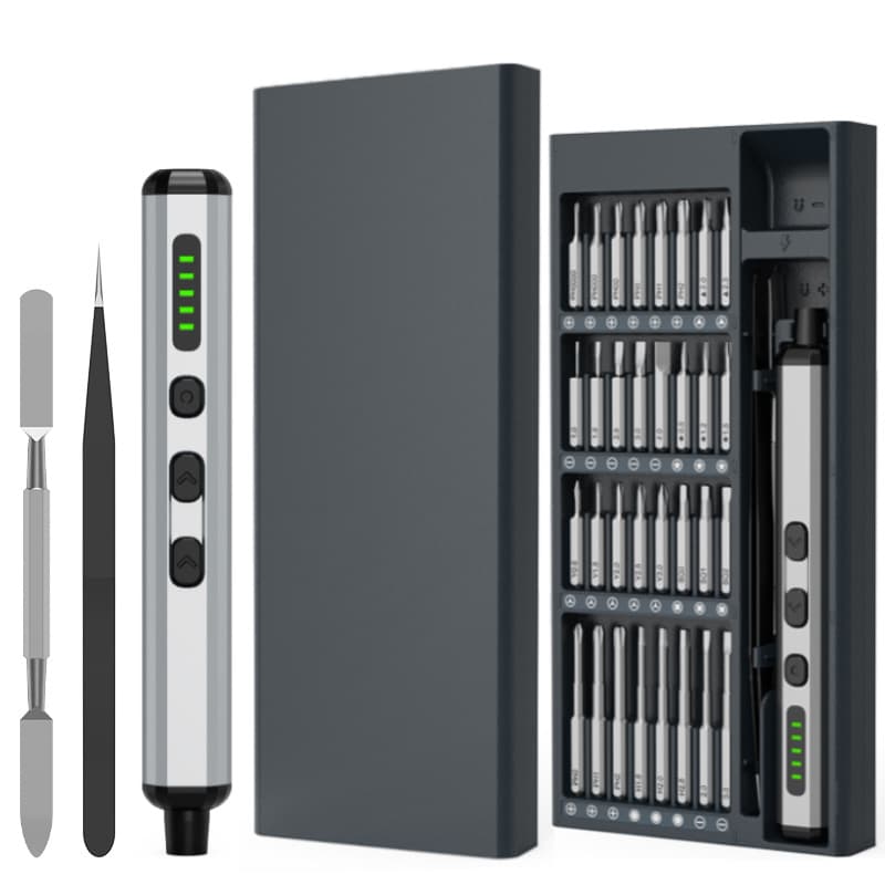 Temu Exclusive 68-in-1 Precision Screwdriver Tool Set, Home Disassembly S2 Rechargeable Electric Screwdriver Bits