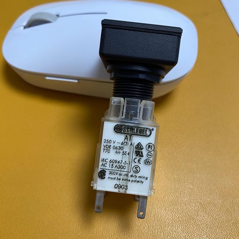 A089*SCHLEGEL Germany Original QXJT+ATL Series White Button IEC 60947-5-1 Self-