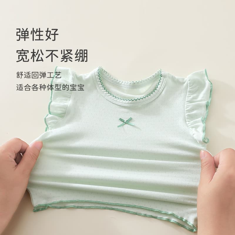 Baby Girl Summer Thin Princess Sleeveless Top T-Shirt