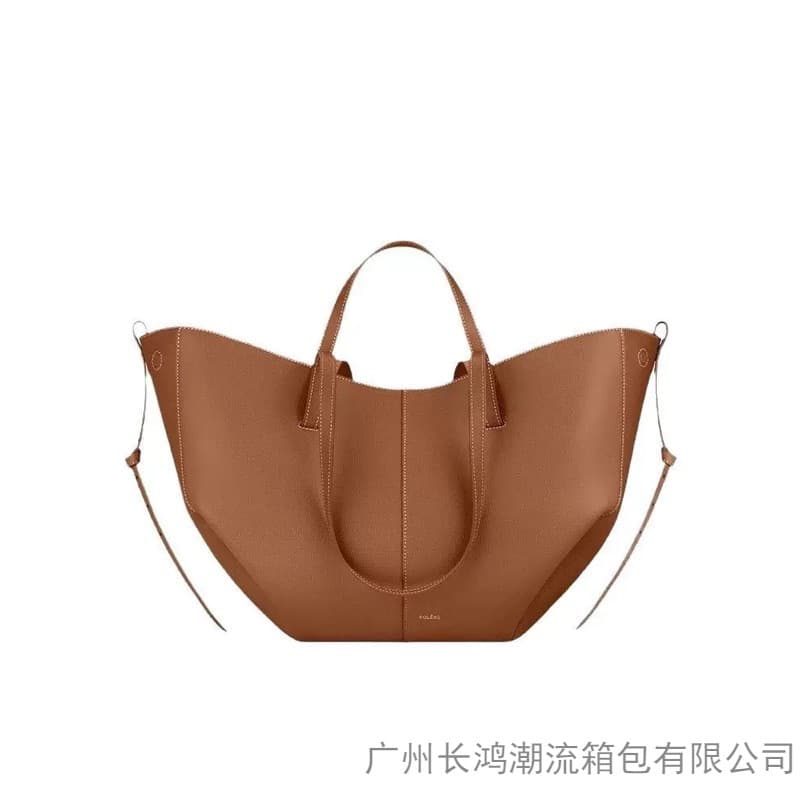 High-end Quality Tote Bag Pole Wings New Cyme Boling'en Crossbody Cowhide Tote Handbag Large Capacity