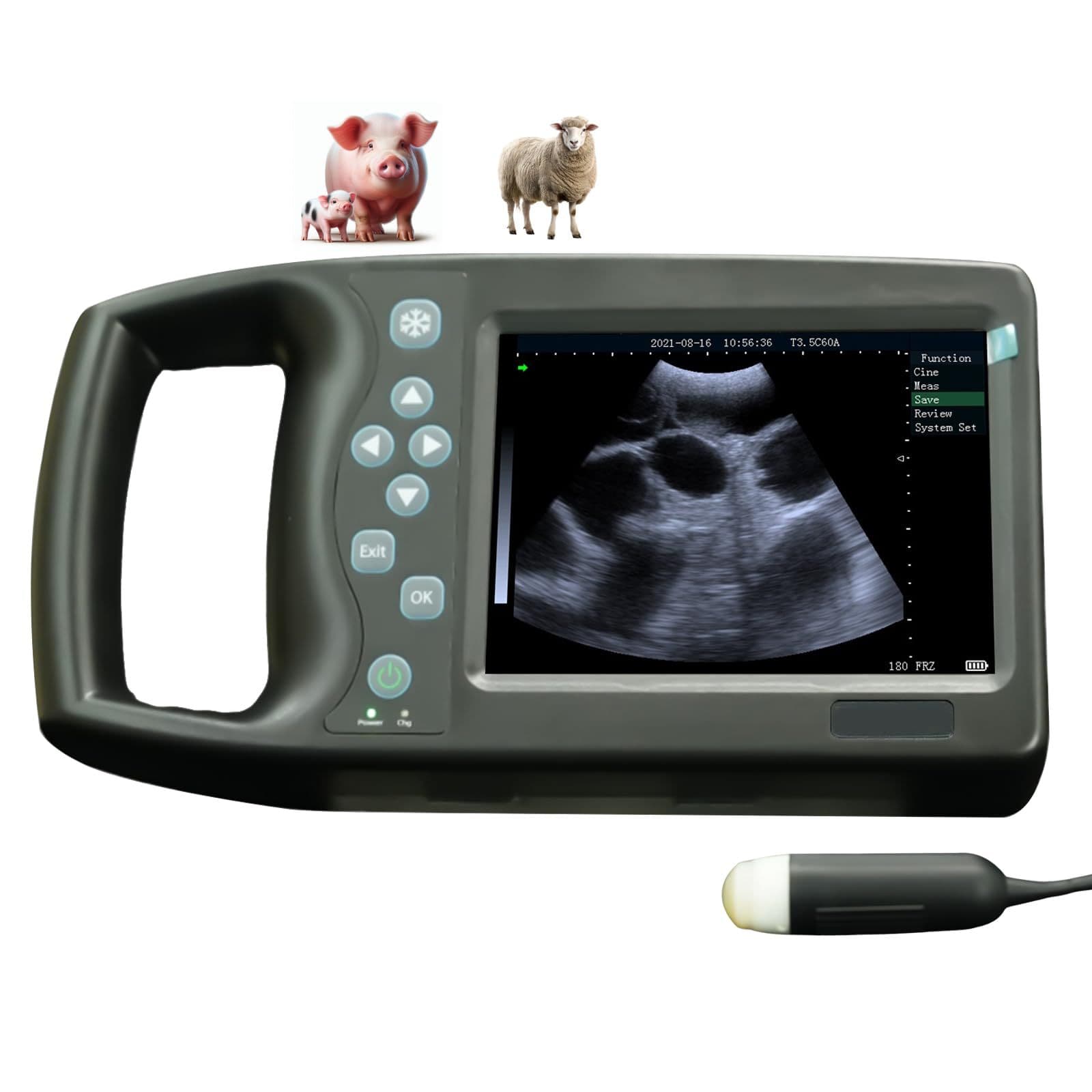 M6 Portable Veterinary Ultrasound Scanner 5.7" LED Display