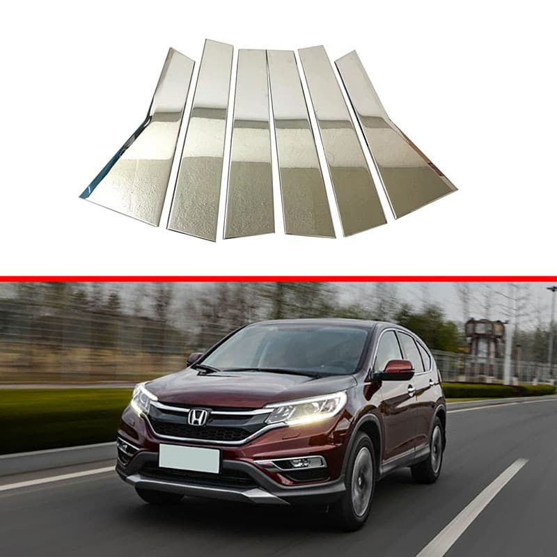 For Honda 2015 CRV Center Pillar Trim Window Trim Modification Decoration CR-V B C Pillar Sticker Exterior Accessories