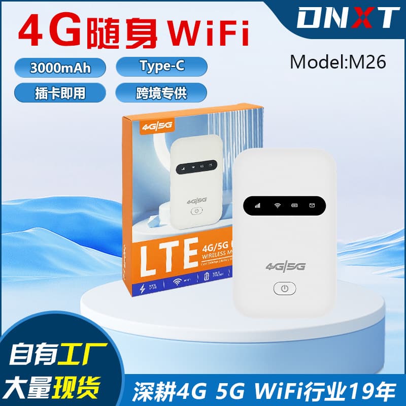 4G Mifi Wireless WiFi Router Portable Type-C Mobile Router