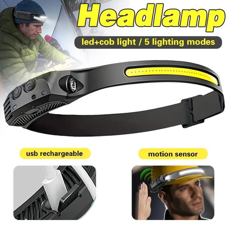 2026 New Cross-border Rechargeable Headlamp
