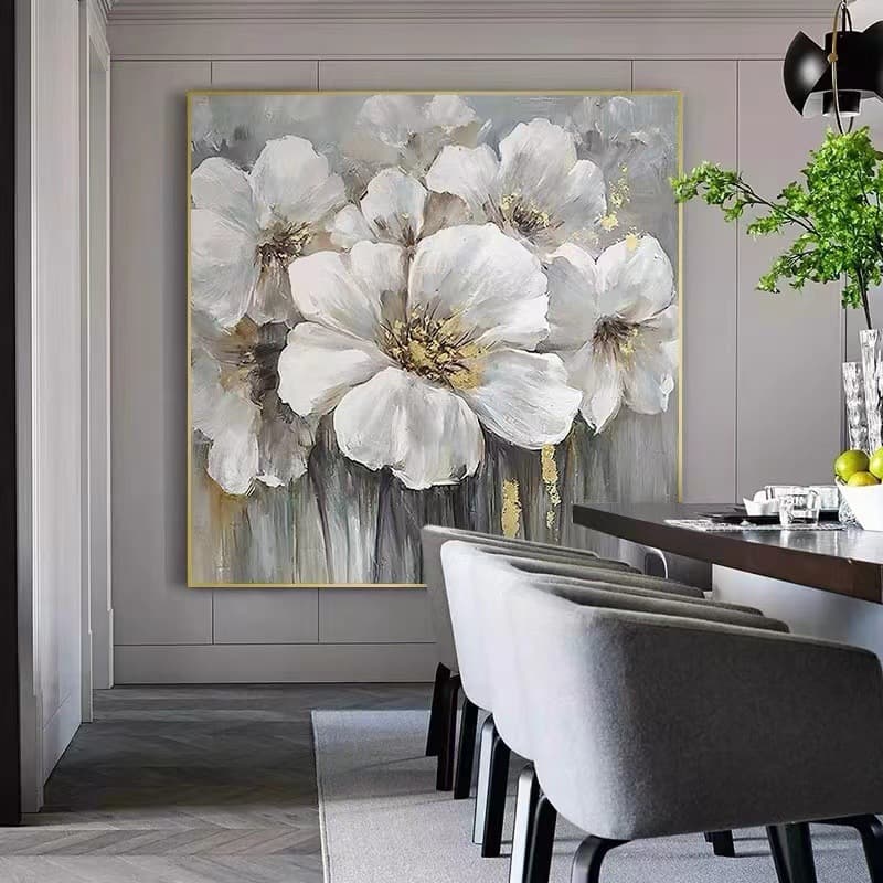 Modern Decorative Art Perfect Flower Canvas Wall Art Poster Modern Simple Style Home Decoration Oil Painting on Canvas