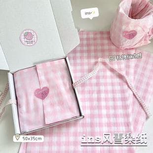 Pink Su Lei Ge pear paper for flower gift wrapping, packaging, shipping, DIY material decorative paper