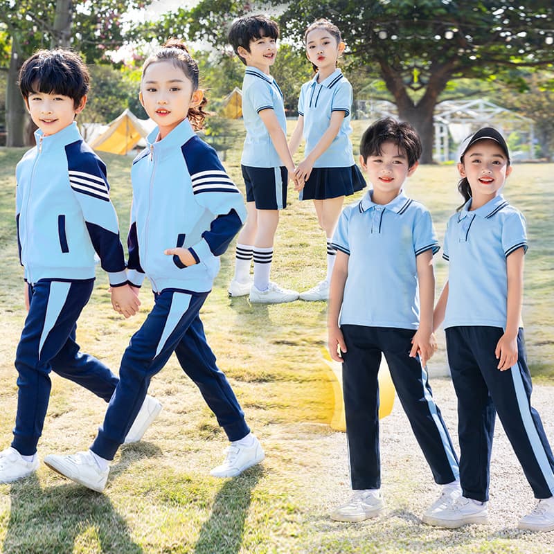 Elementary School Uniform Spring Autumn New Long Sleeve Jacket Sports Meeting Class Uniform Autumn Winter Performance Costume Kindergarten Uniform