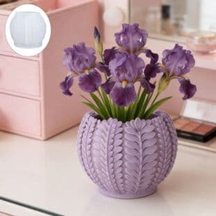 YinDian DIY Resin Mold Aromatherapy Candle Cup Vase Storage Silicone Mold Lavender Plaster Cup Mold