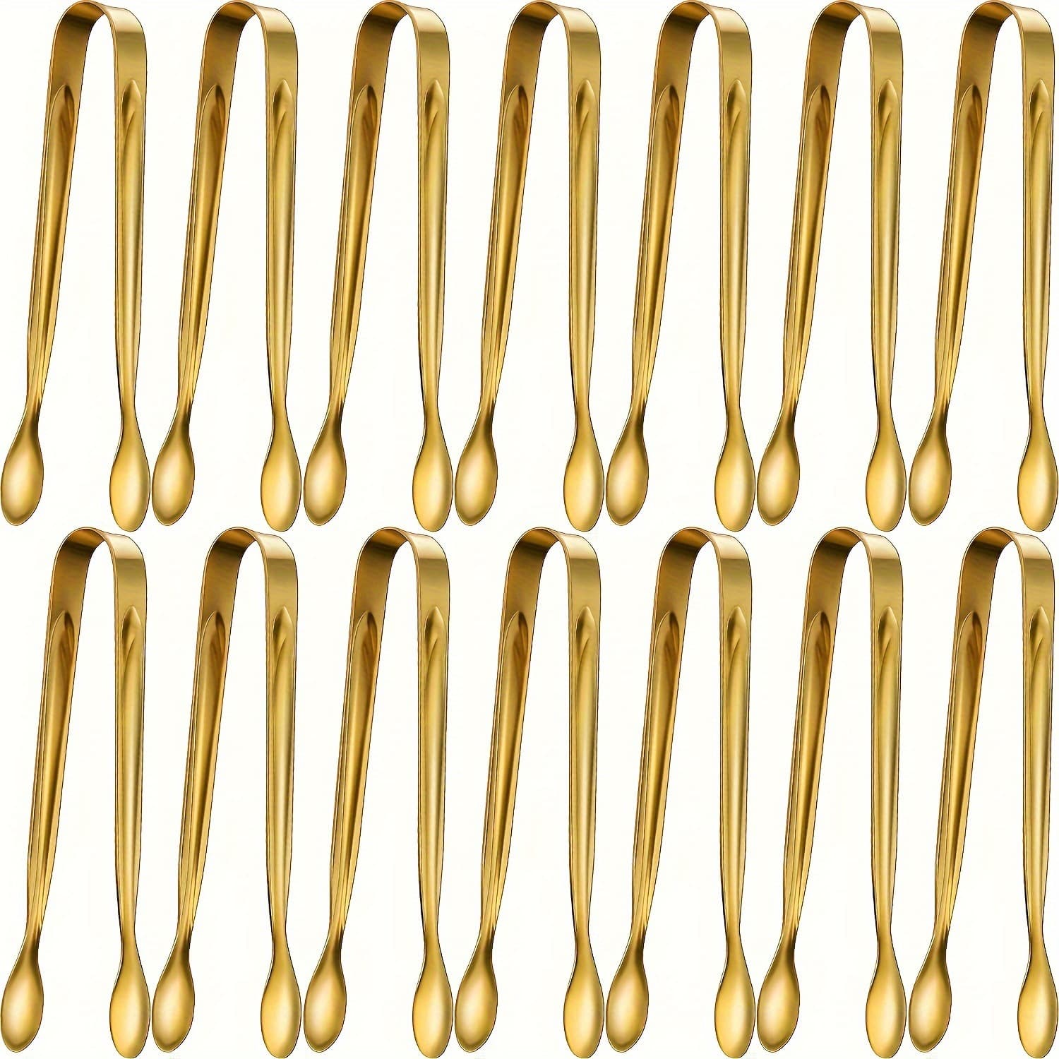 Manufacturer Wholesale Mini Service Set, High-Quality Stainless Steel Durable Tongs for Snacks, Sugar Cubes, and Ice