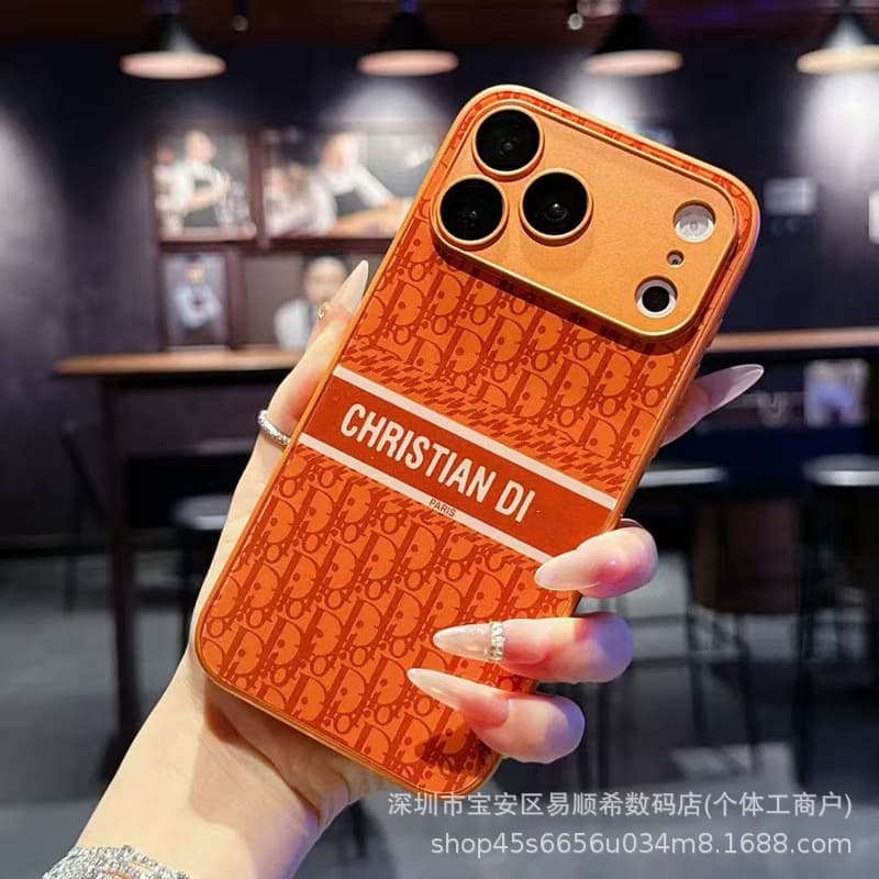 Trendy D-Style Apple iPhone 17 Pro Max Phone Case 16 Glass Case 15/14/13/12/11 Full Coverage Soft Case Shockproof