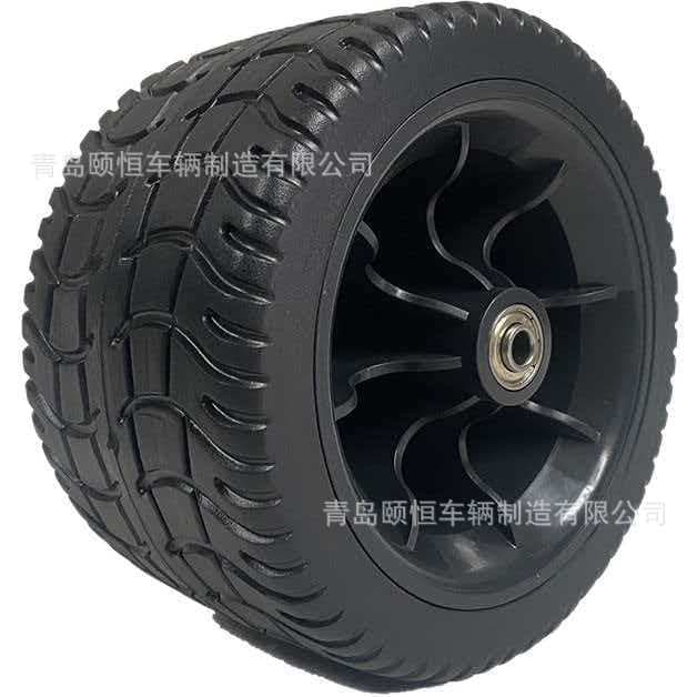 7-inch Camping Wheel, Outdoor Folding Cart Fabric Wheel, Beach Cart Tire Puncture-Proof Wheel