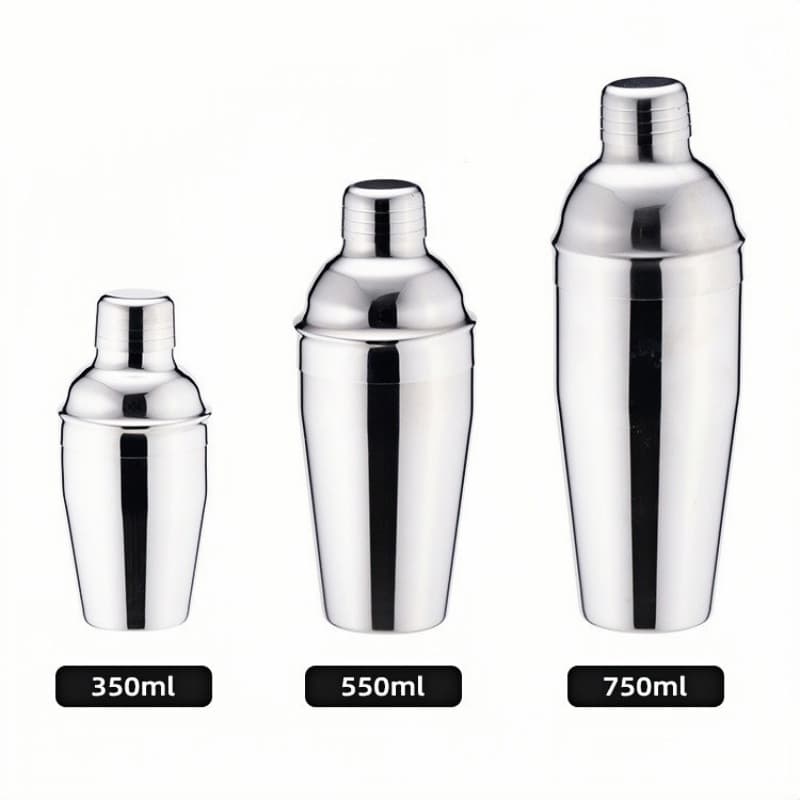 Stainless Steel Cocktail Shaker Set with Jigger, Mixing Glass, and Bar Tools for Cocktails