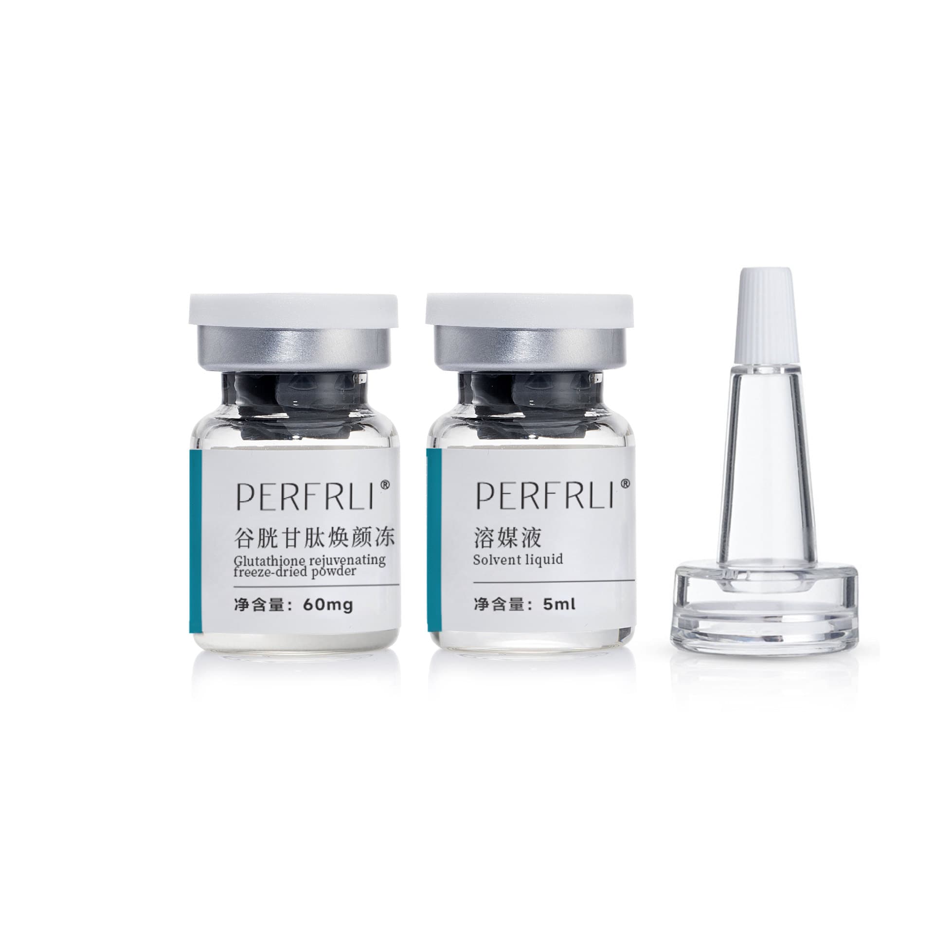 Micropeptide Jida Beauty Salon Blue Copper Peptide Lyophilized Powder for Hydrating, Repairing Redness, Fading Fine Lines, Brightening and Softening Skin with Shallow Conduction