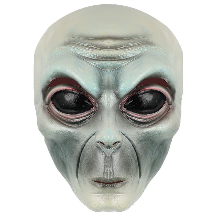 Best-selling Alien Head Mask Halloween Decoration Latex Material Factory Direct COS Bar Escape Room