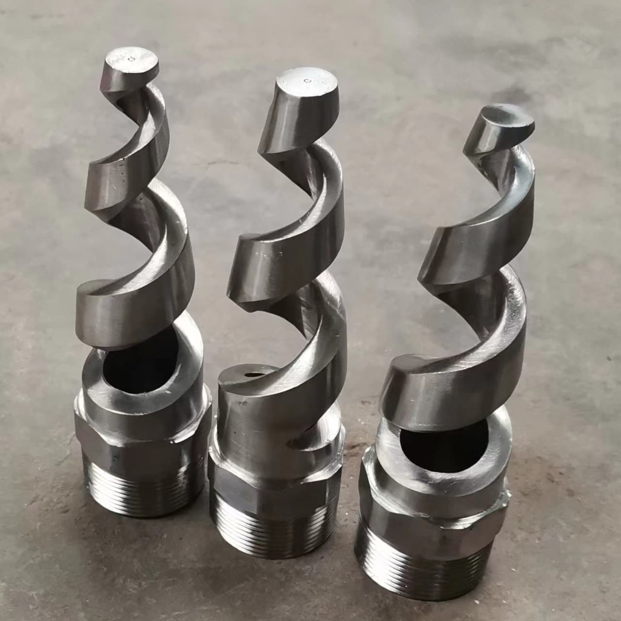 Stainless steel spiral atomizing nozzle, spray tower desulfurization tower, large flow anti-blocking spiral nozzle, spray nozzle