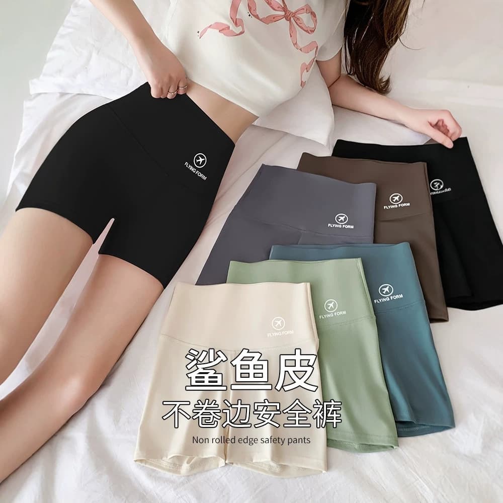 High-Waist Slimming Shapewear Shorts for Women - Summer Outerwear, Tummy Control, Butt Lifting, Anti-Exposure, Thin Shark Pants