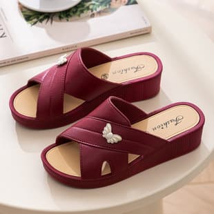 Outdoor Slippers for Women 2026 Plus Thick Summer New Fashion Style Thick Sole Non-Slip Non-Odor Soft Sole Women's Slippers