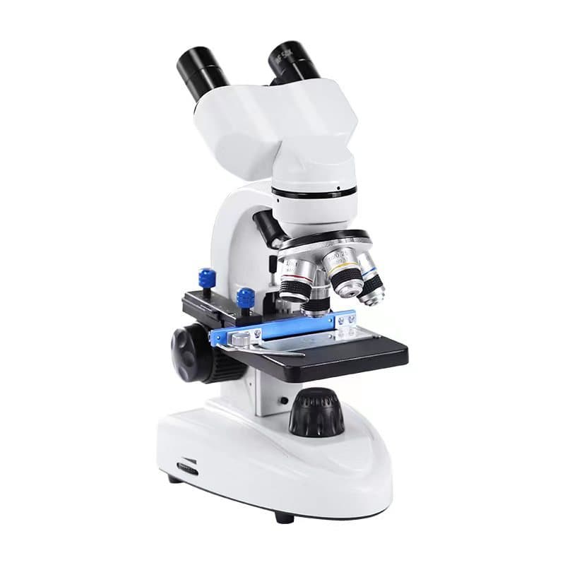Dual-eye Biological Microscope 40x-640x Professional Teaching Experiment Microscope Student Eye Protection