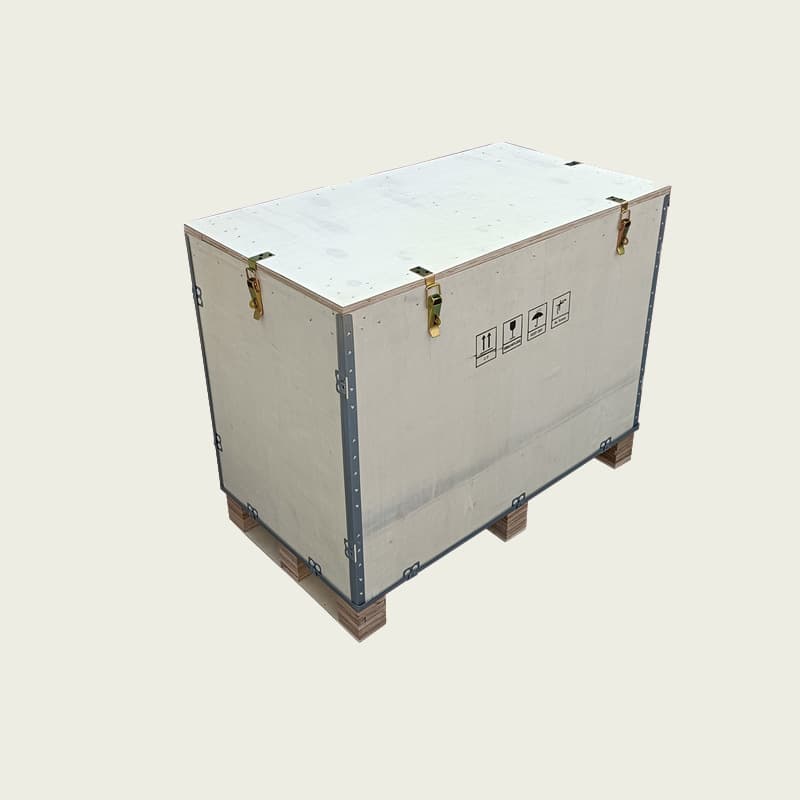 Fumigation-Free Export Logistics Packaging, Dismantlable Steel Strap Wooden Crates, and Sealed Boxes