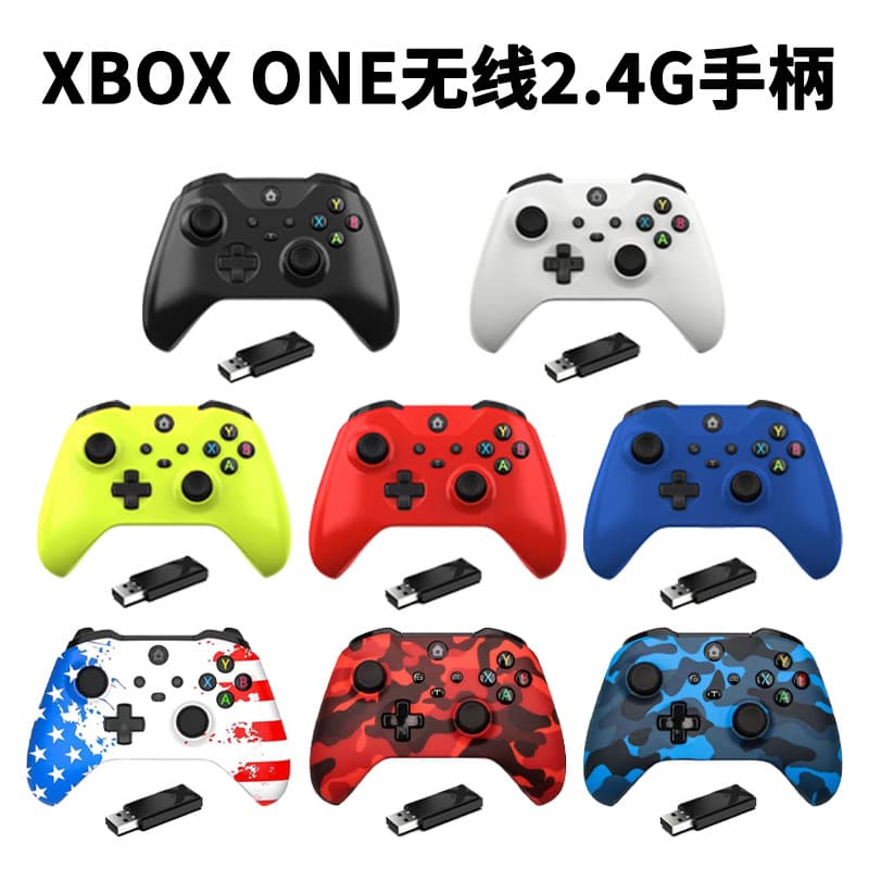 Xbx One Wireless 2.4G Controller with Dual Vibration Xbx One X/S Controller Computer Steam Game Controller