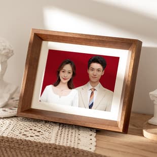 Solid Wood Picture Frame Empty Frame Tabletop Display Premium Black Wooden A4 Photo Frame Wholesale 6-Inch Photo Display Frame