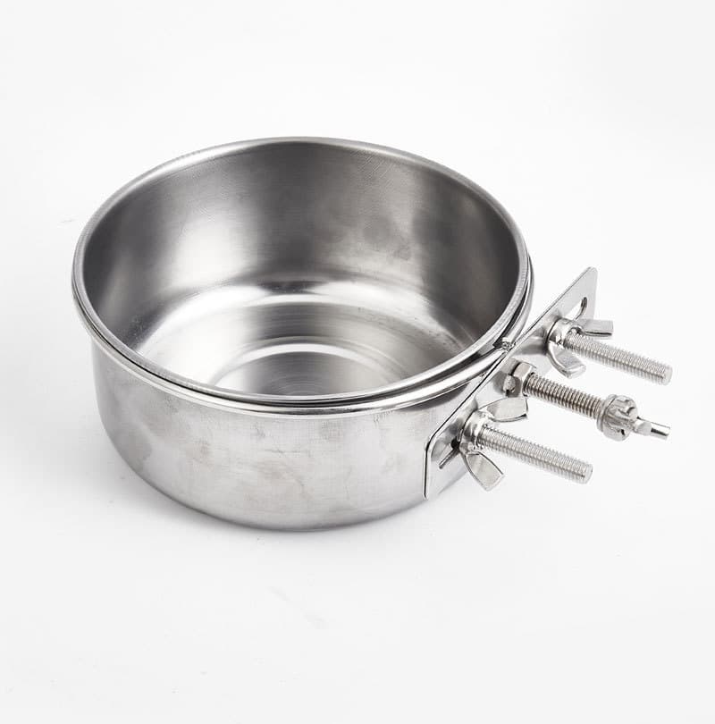 Amazon Best-Selling Silicone Pet Bowl Stainless Steel Dog Bowl Feeder Water Bowl Wholesale Cat Bowl