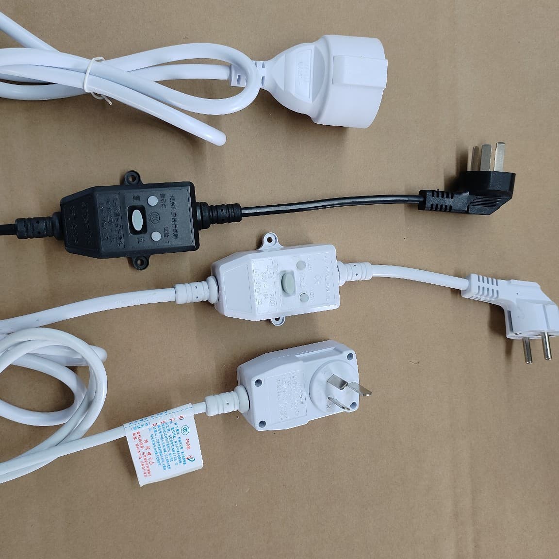 Leakage Protection Cord 10A220V Integrated 16A Detachable Wiring Protection Plug 3C National Standard Waterproof Junction Box