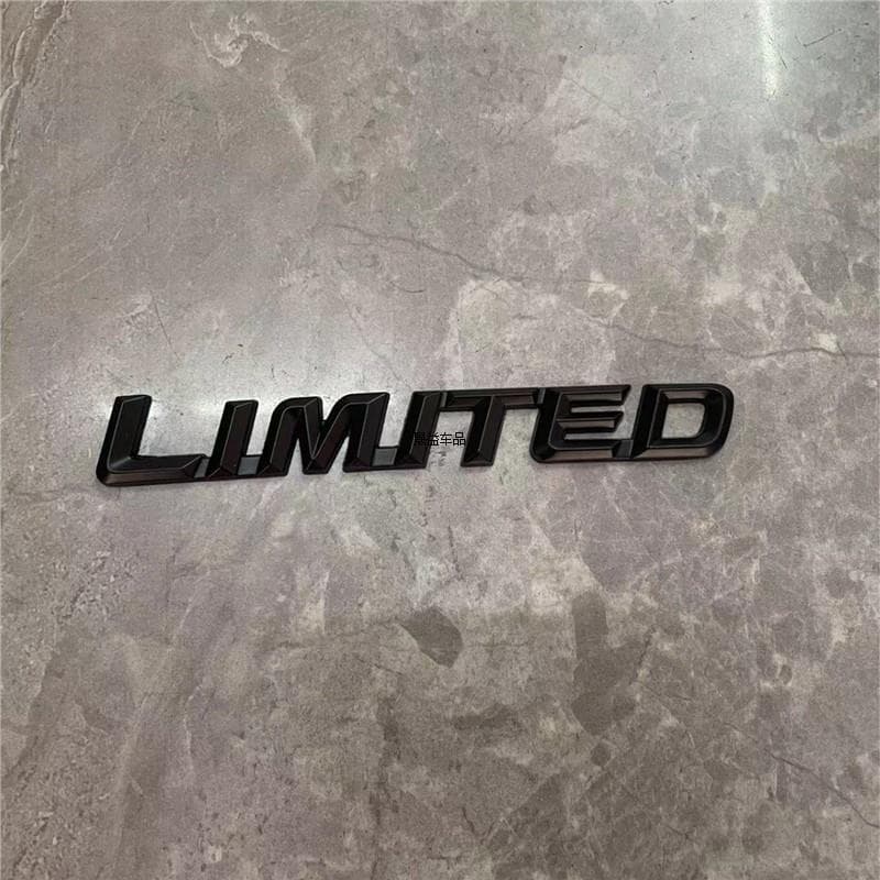 LIMITED Connected Metal Letter Badge for Jeep Grand Cherokee 4WD Tail Emblem Car Modification Sticker