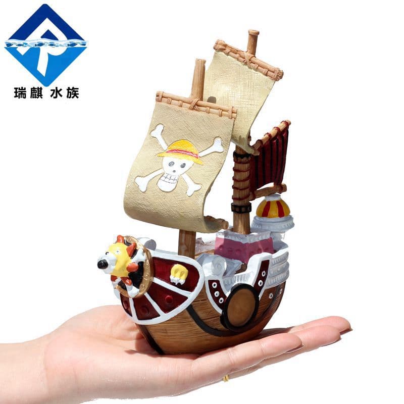 Ruiqi Aquarium fish tank decoration and landscaping, pirate ship wreckage, underwater wreckage, aquarium decorations, cross-border supply