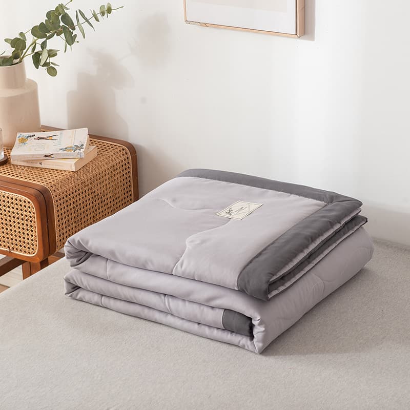 2025 New Washed Cotton Twill Solid Color Summer Quilt Filling