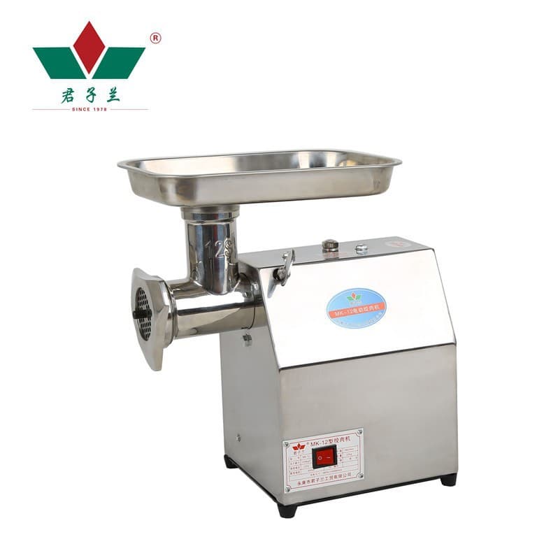 Junzilan Model 12 All-Steel Commercial Meat Grinder 304 Stainless Steel Meat Grinder All Stainless Steel Countertop Meat Grinder