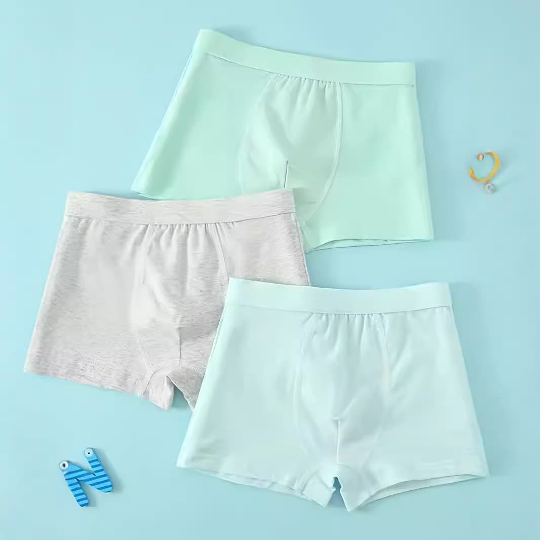 Neiku Xiazi Class A Children's Underwear Seamless Baby Boxer Briefs for Boys 95% Cotton Yarn Shorts Wearable Outside