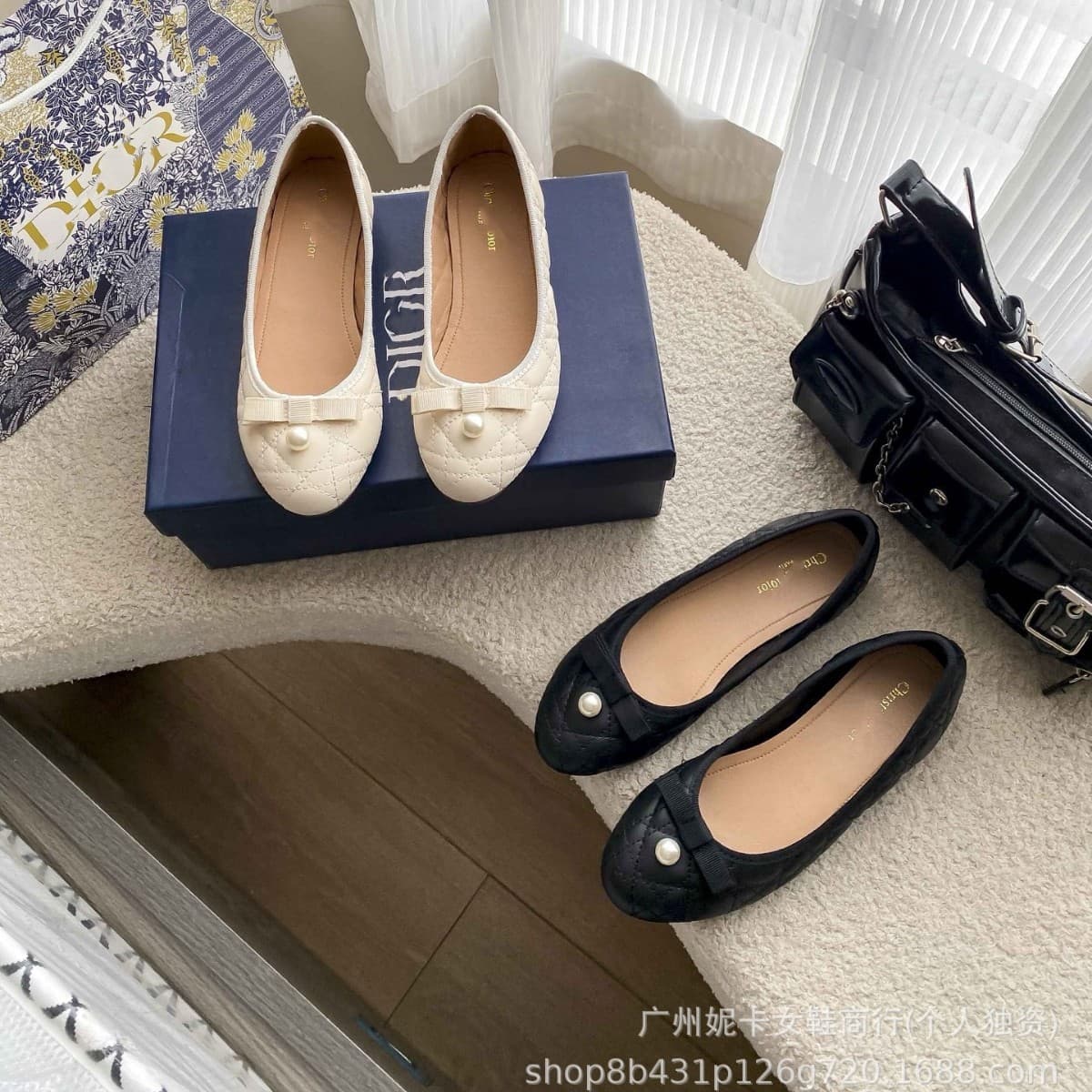 Sheepskin Version~French Bow Round Toe Slip-On Mary Jane Shoes for Women 2026 New Vintage Versatile Flats
