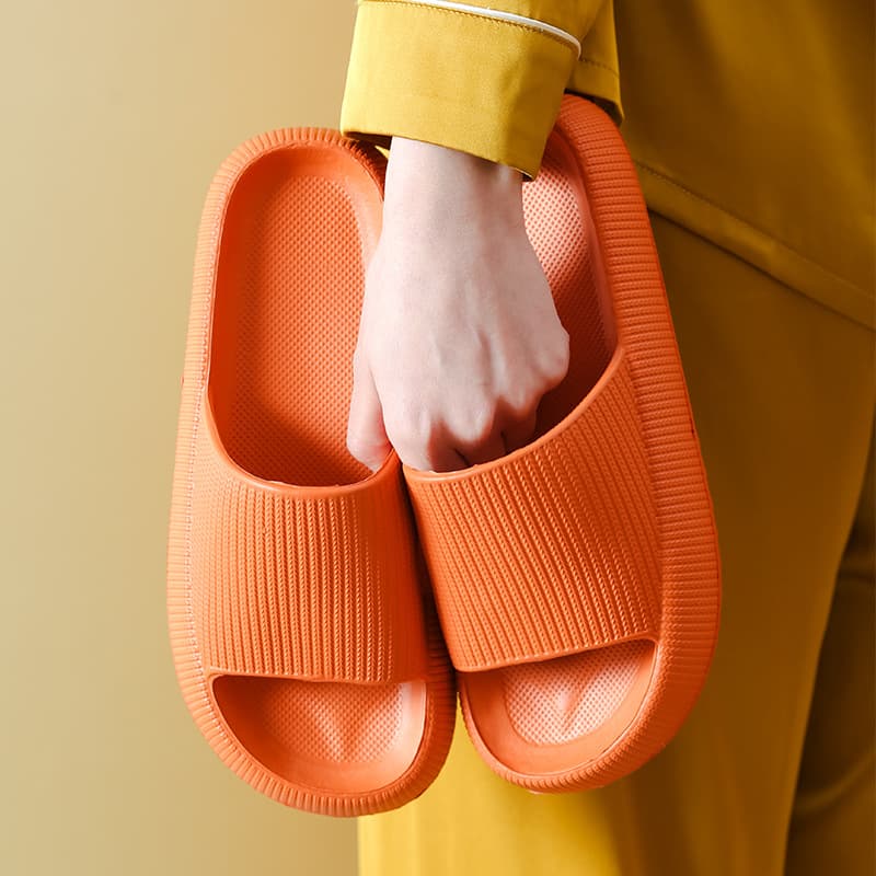Customizable Thick Sole Home Slippers, Indoor Slippers