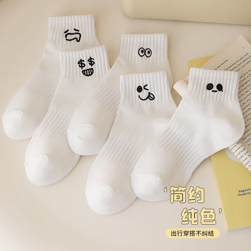Wholesale Women's Short Socks Spring Summer Breathable Cartoon Socks Korean Low-Cut Ankle Socks Cute Versatile Short Tube Socks